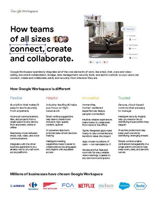 Google Workspace One Pager Sales Y21 1 Thumb &Ndash; Data-Smart Computers