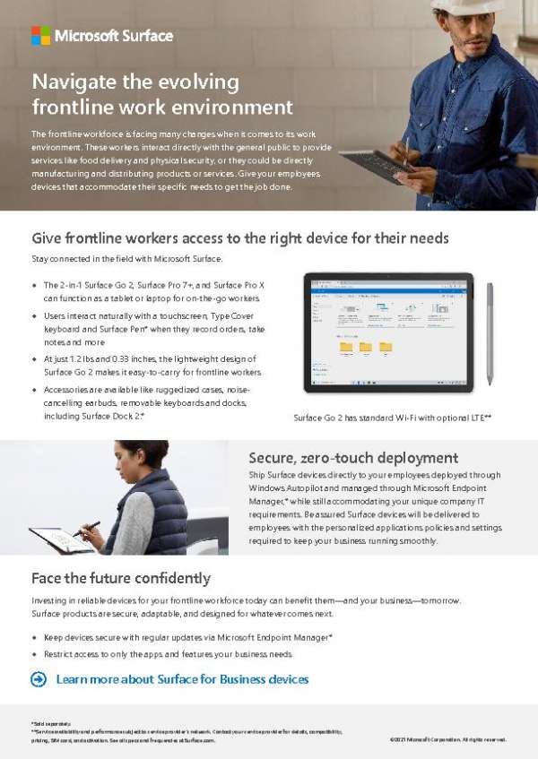 Navigating the evolving frontline work environment
