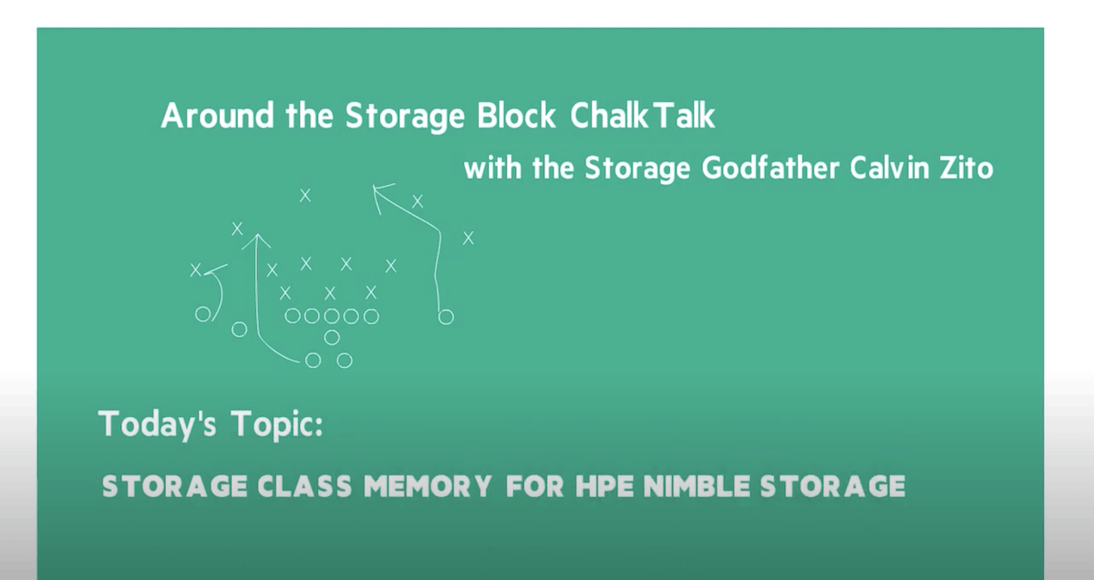 Storage Class Memory with HPE Nimble Storage