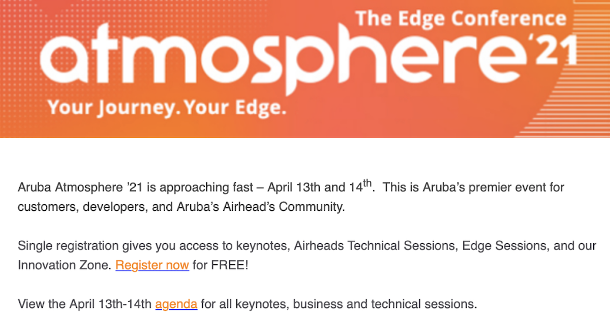 Aruba Event &Ndash; Data-Smart Computers