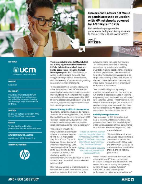 Universidad Catolica del Maule expands access to education with HP ...