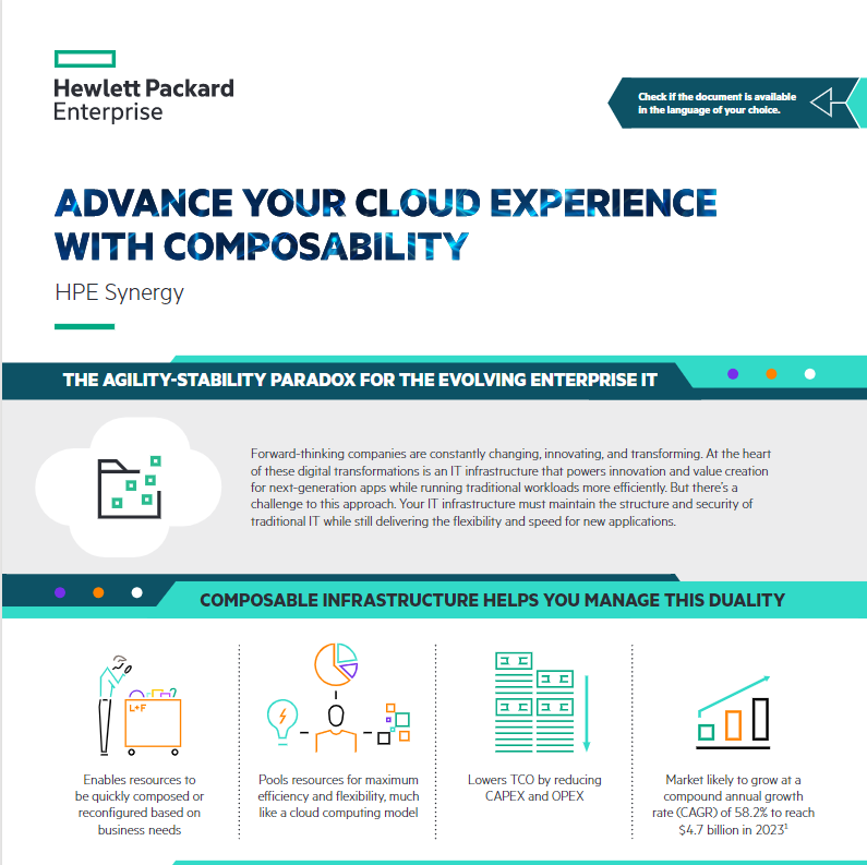 Hpe Synergy &Ndash; Data-Smart Computers
