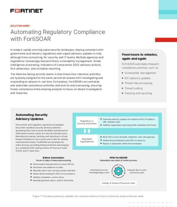 Sb Fortisoar Compliance Automation Thumb &Ndash; Data-Smart Computers
