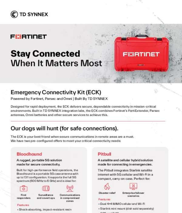 Fortinet Emergency Connectivity Kit Thumb &Ndash; Data-Smart Computers