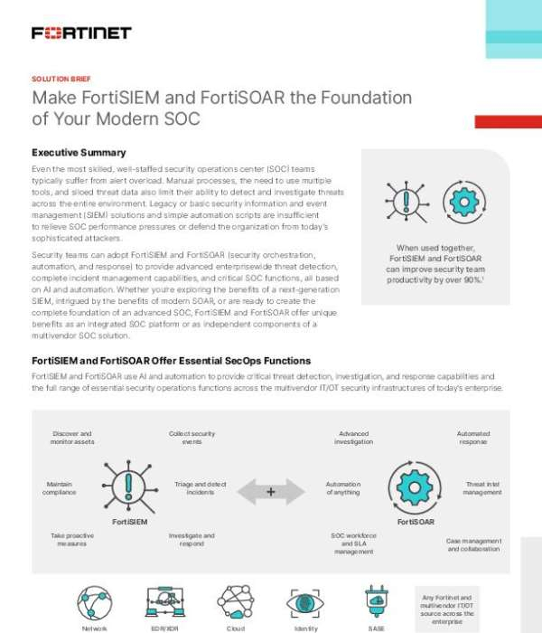 Sb Fortisiem Fortisoar Thumb &Ndash; Data-Smart Computers