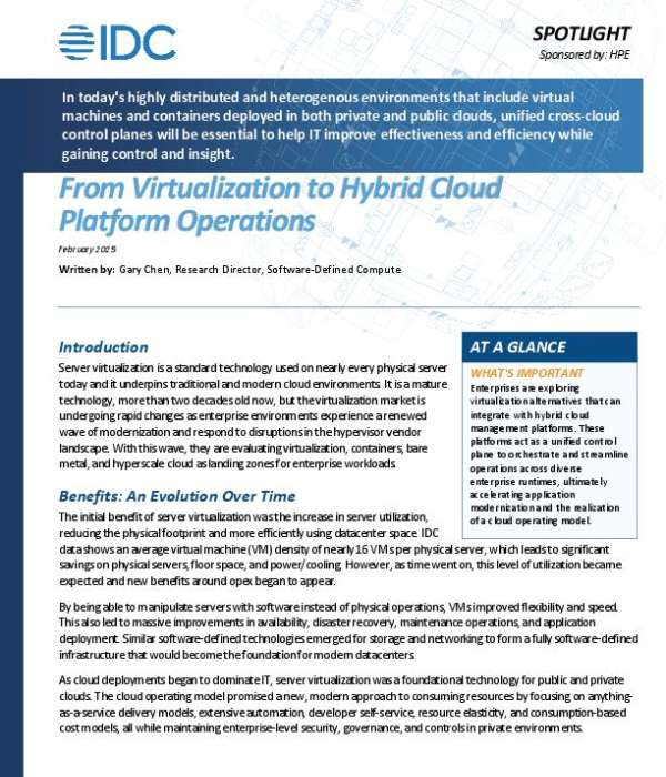 Idc From Virtualization To Hybird Cloud Platform Operations Thumb &Ndash; Data-Smart Computers