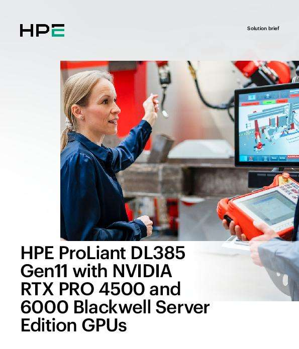 Solution Brief Hpe Proliant Dl385 Gen11 With Nvidia Rtx Pro 4500 And 6000 Blackwell Server Edition Gpus Thumb &Ndash; Data-Smart Computers